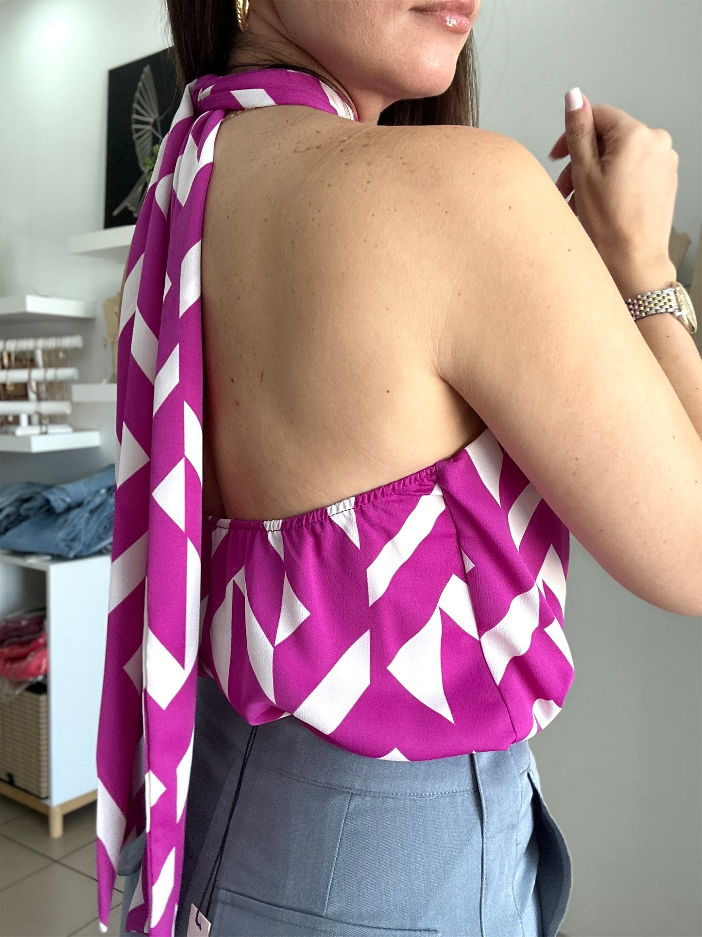 Magenta Top