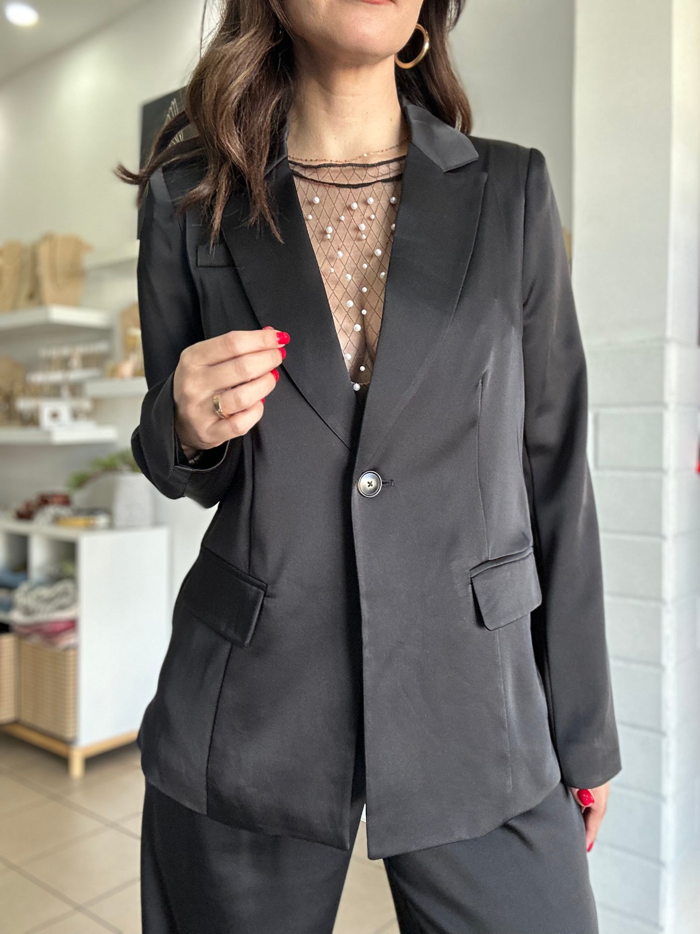 Elegant Bazer + Pant Set