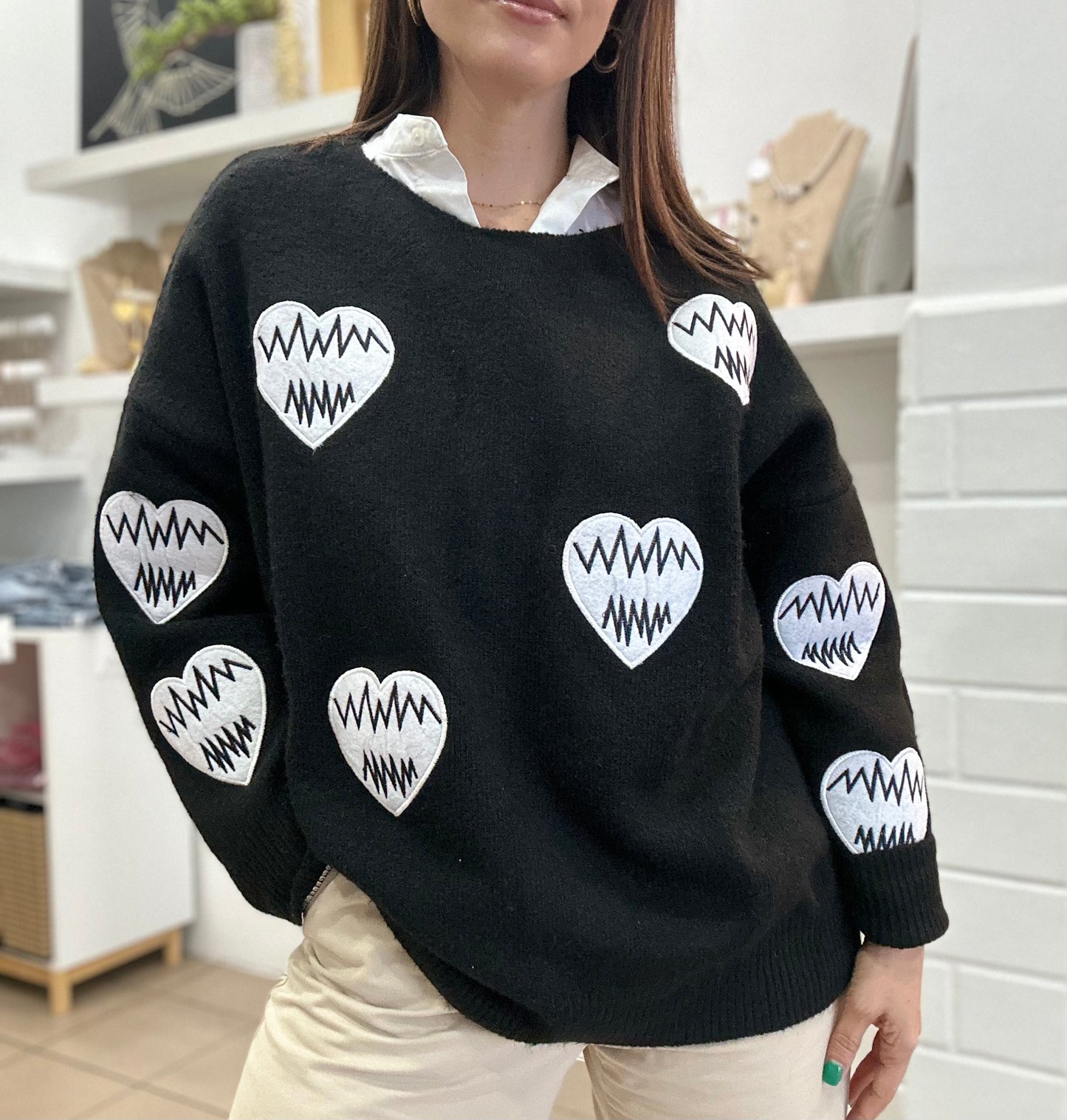 Heartbeat Sweter