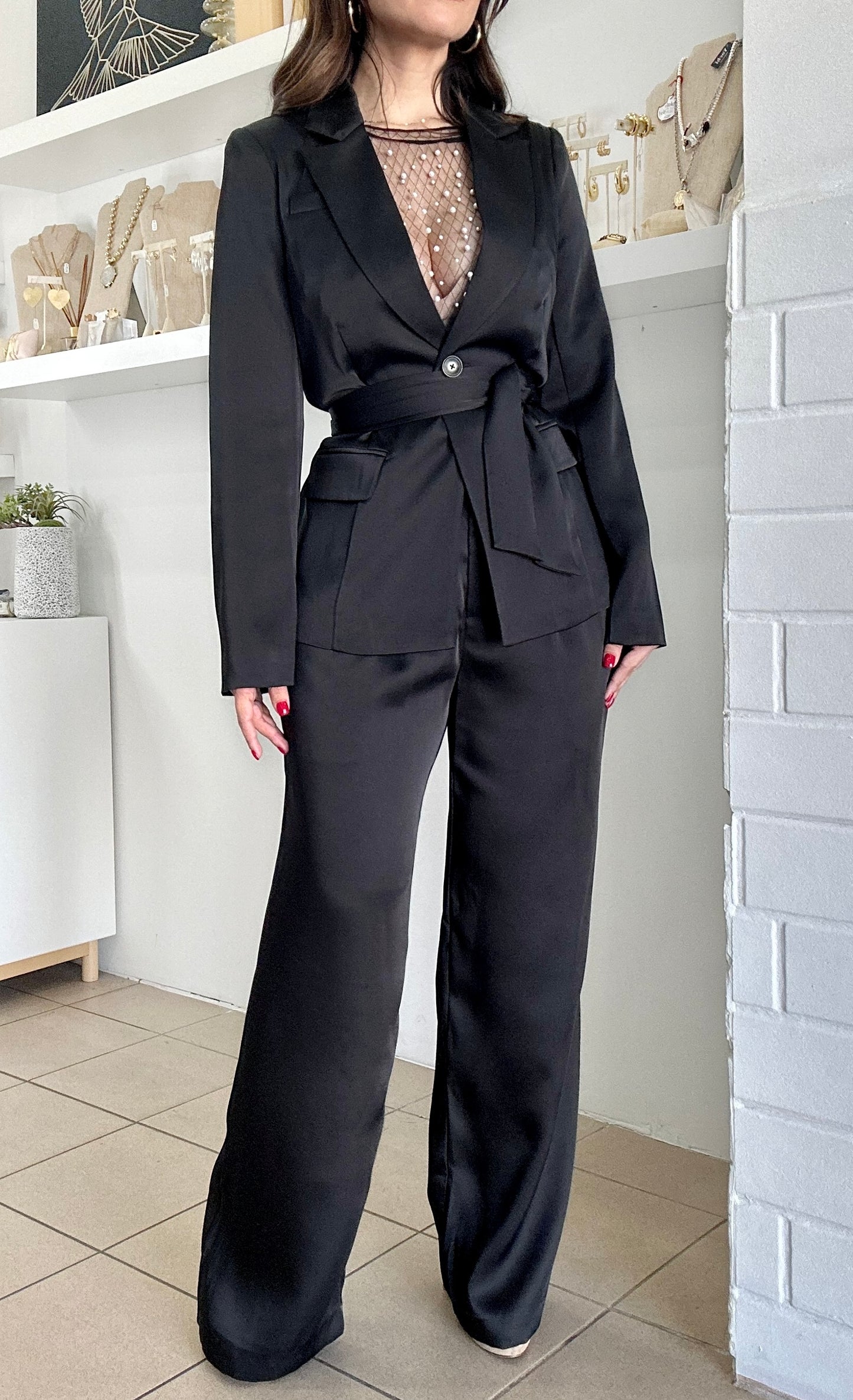 Elegant Bazer + Pant Set