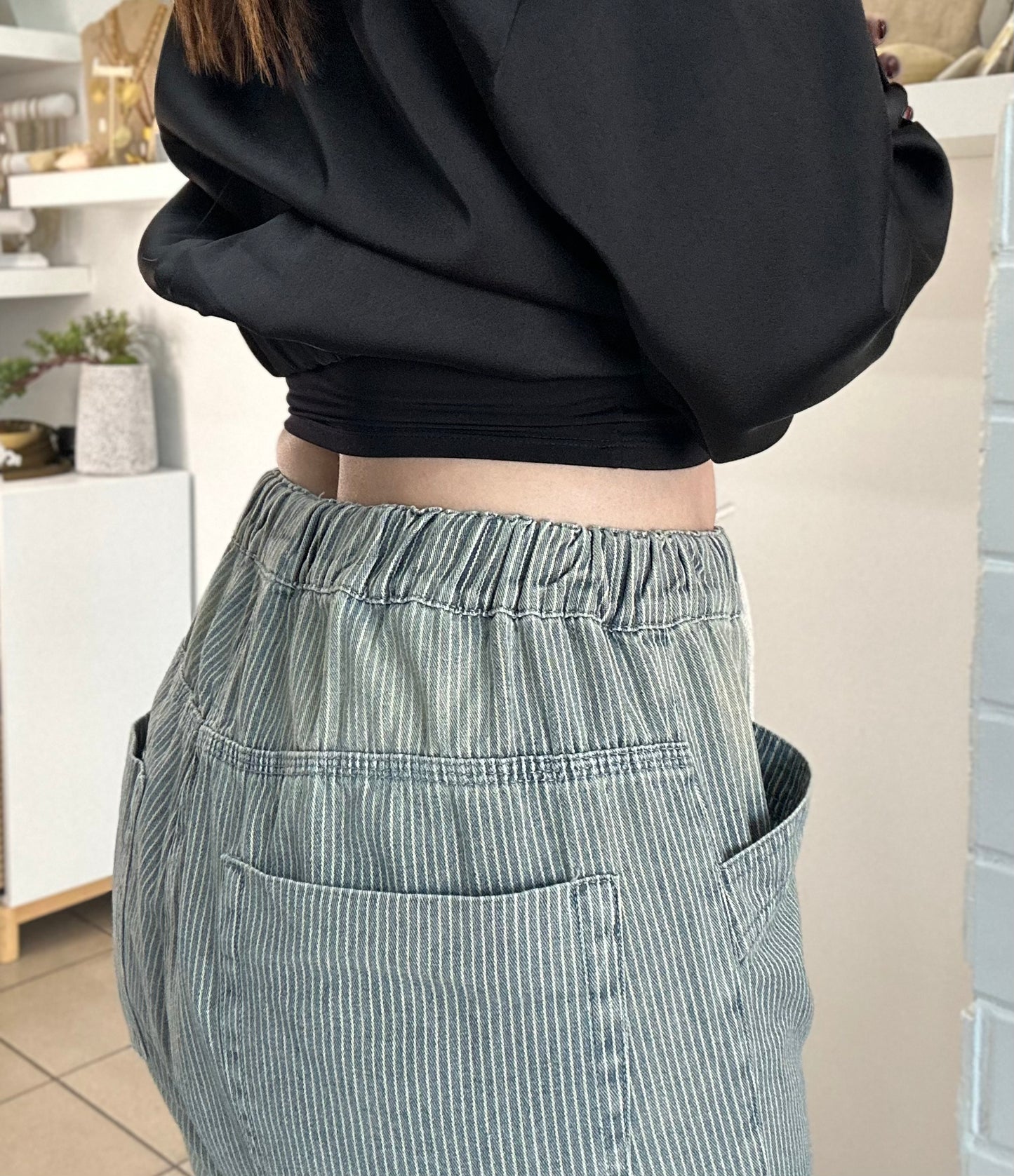 Sand Wash Denim Pants