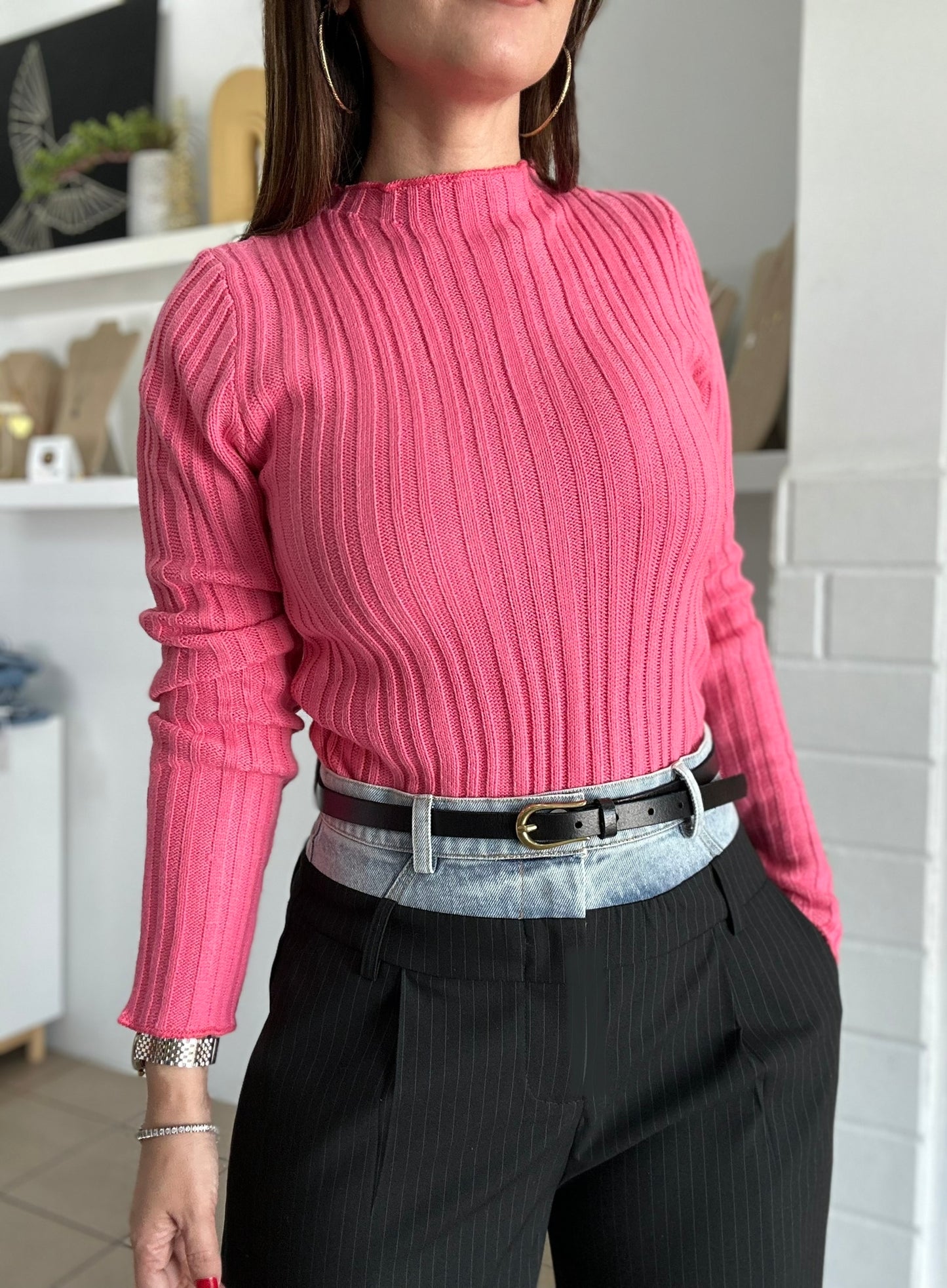 Thin Black Belt