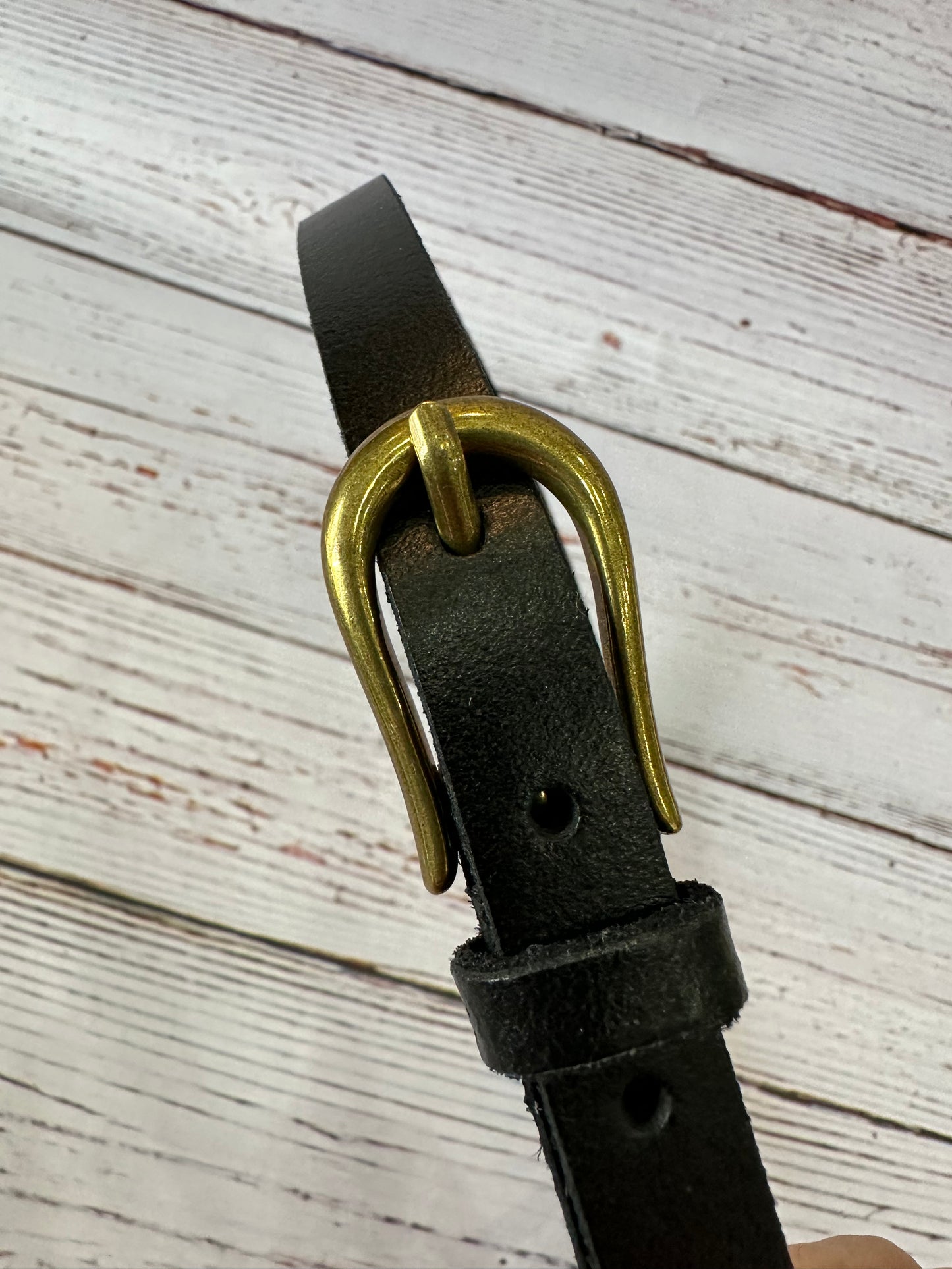 Thin Black Belt