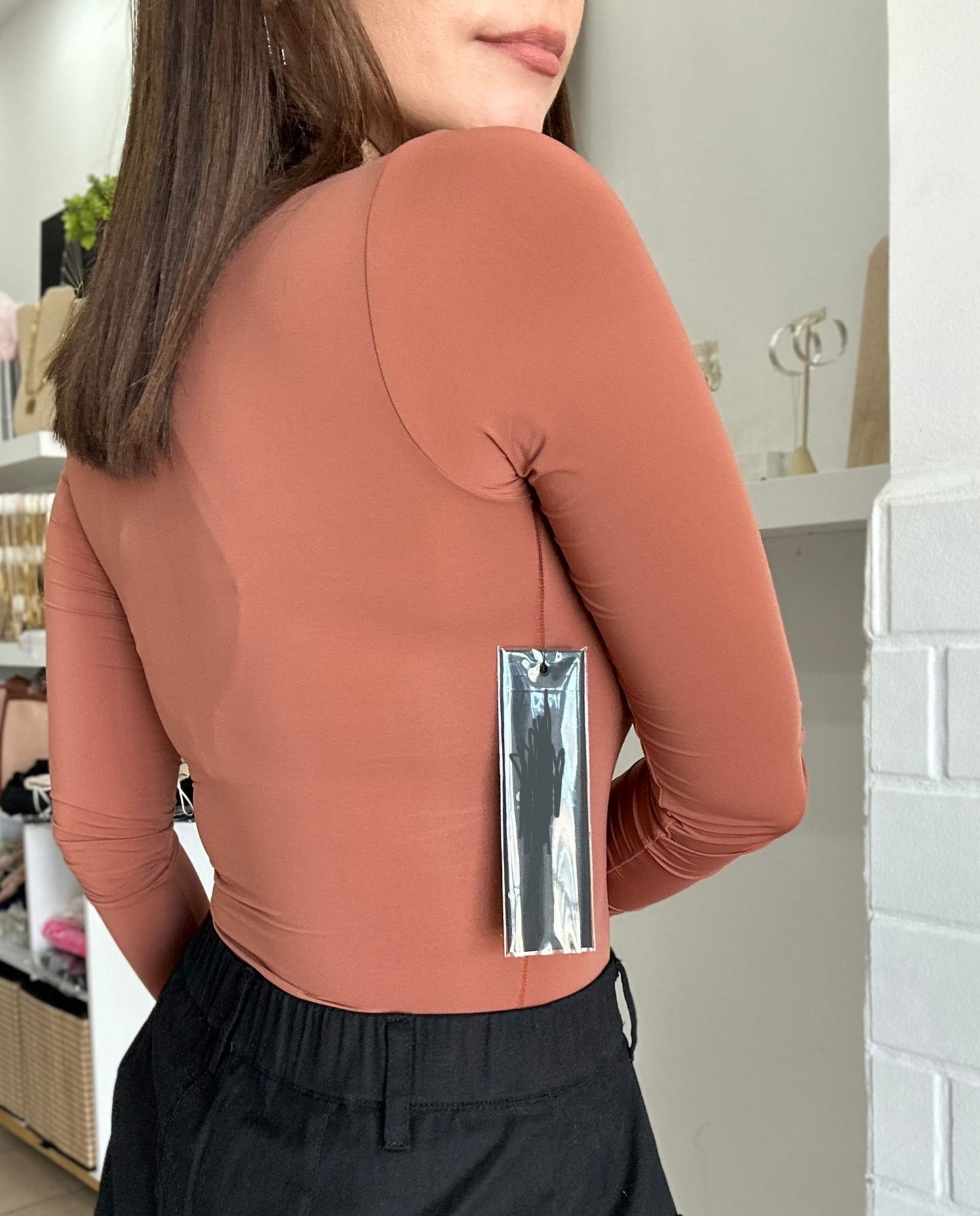 Skinny Bodysuit (Terracotta)