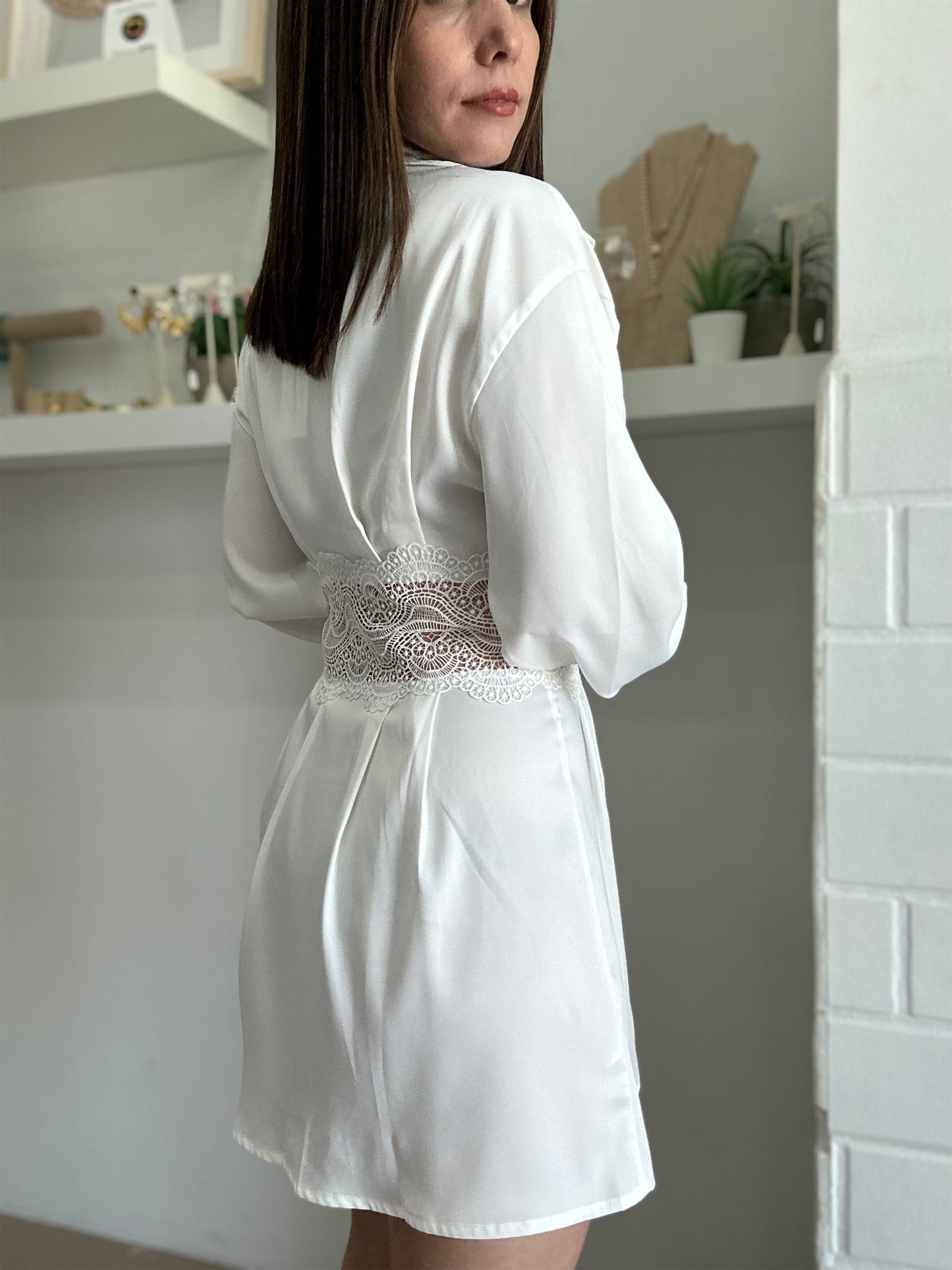 Laced Shirt Dress