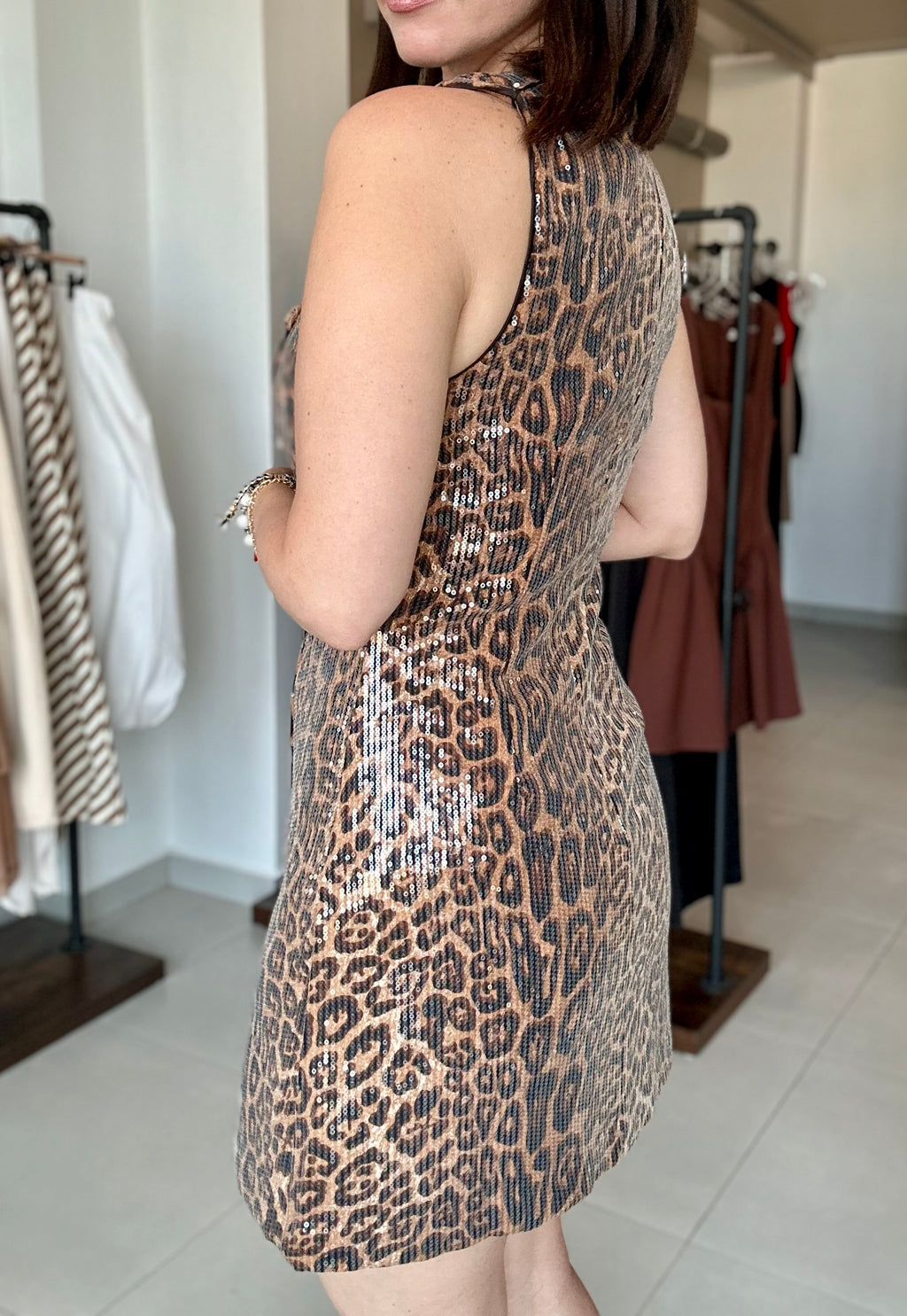 Leopard Glass Dress (Venta Final)