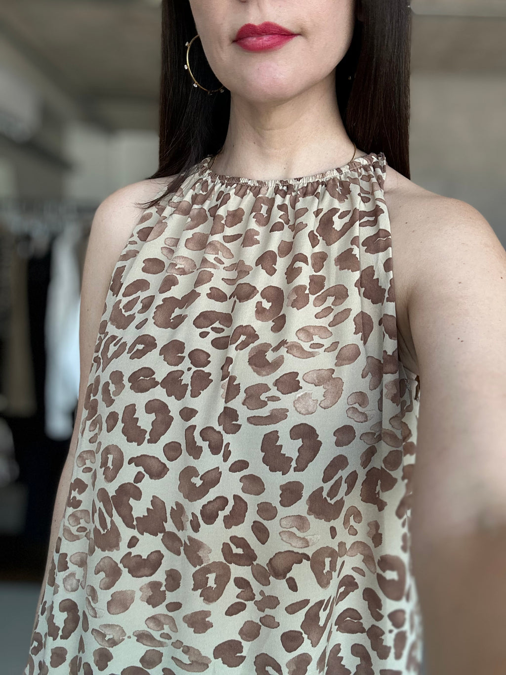 Soft Leopard Dress