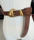 Skinny Suede Belt