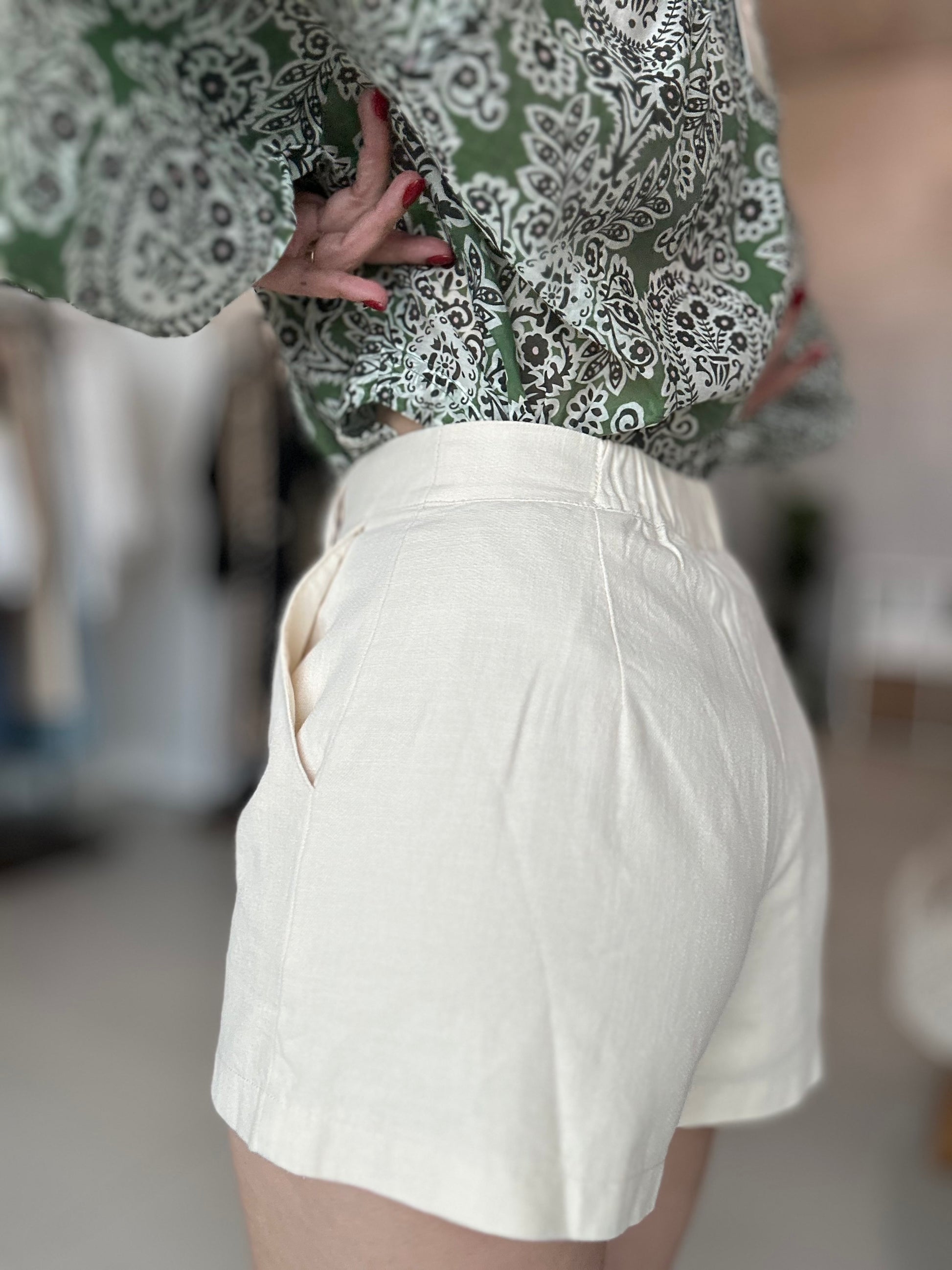 Asymmetric Vest and Shorts Set