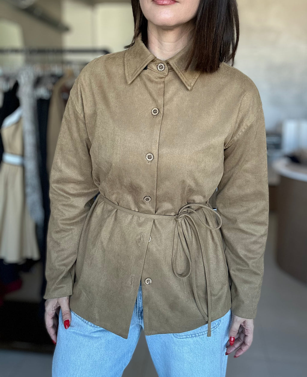 Sueded Shirt/Jacket