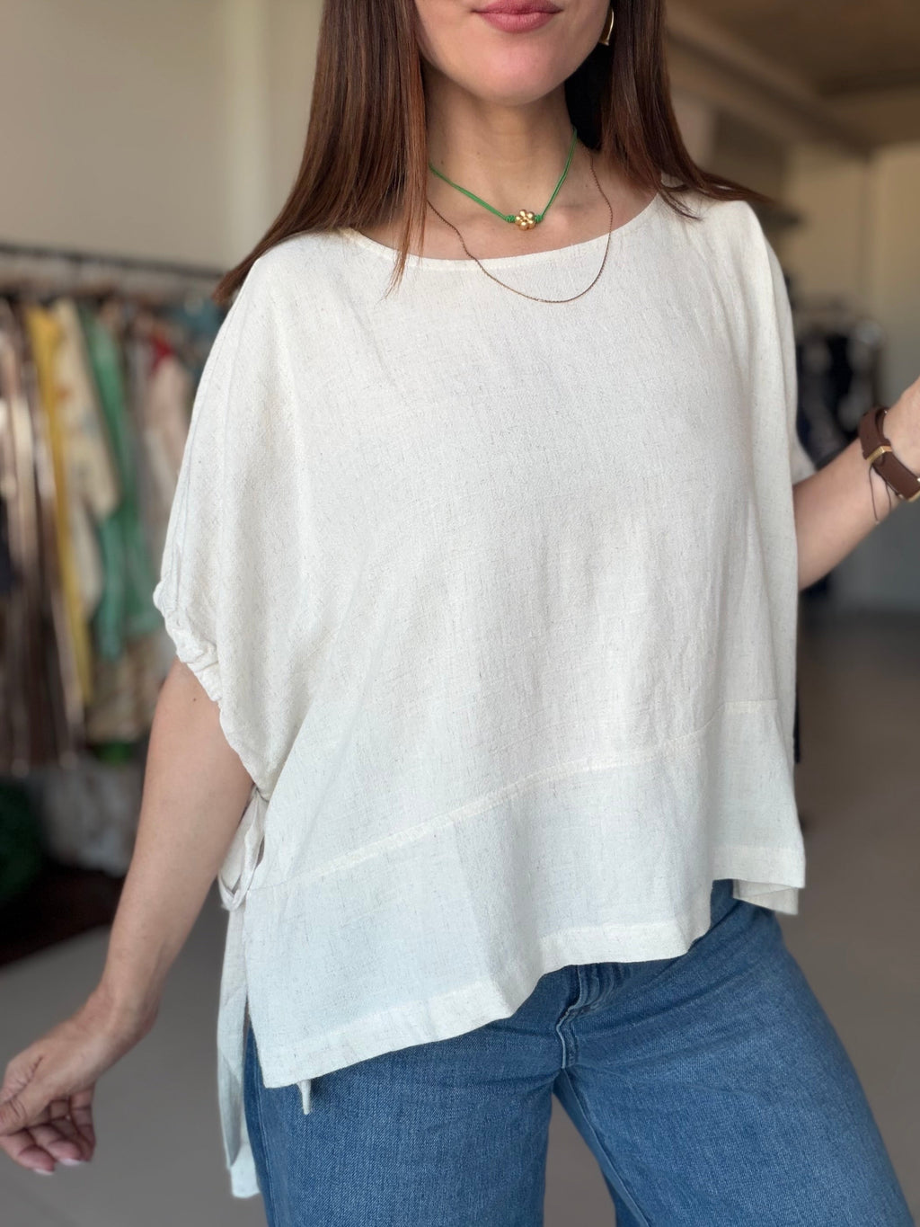 Tie Sleeve Top