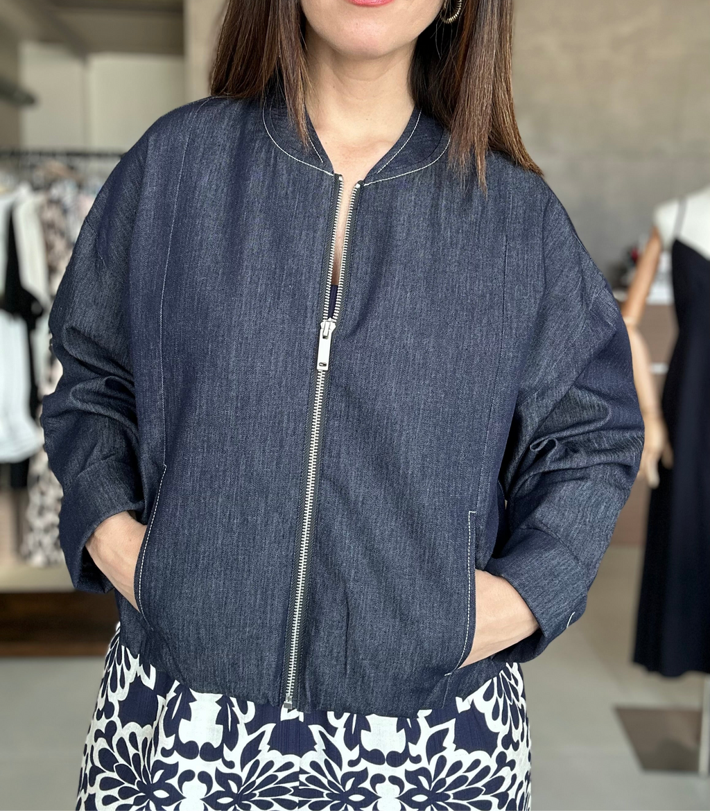 Navy Bomber Jacket