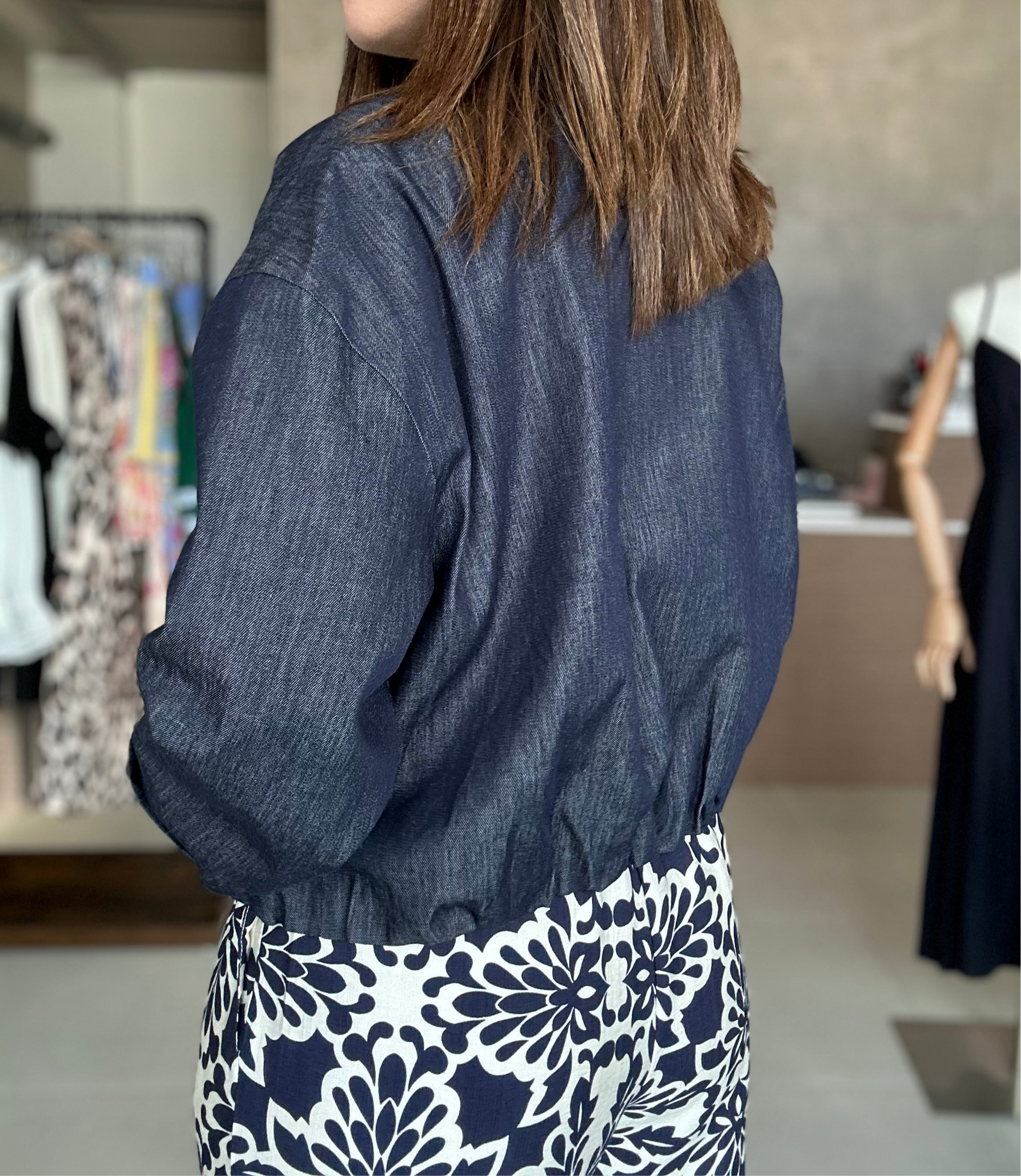 Navy Bomber Jacket