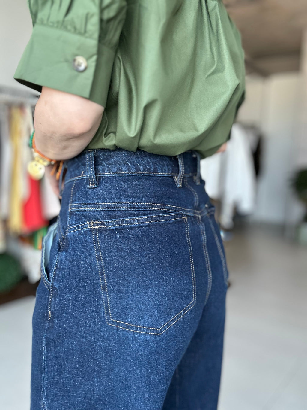 Cool High Waist Barrel