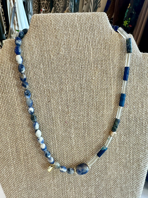 16" Hand Made Stone Necklace