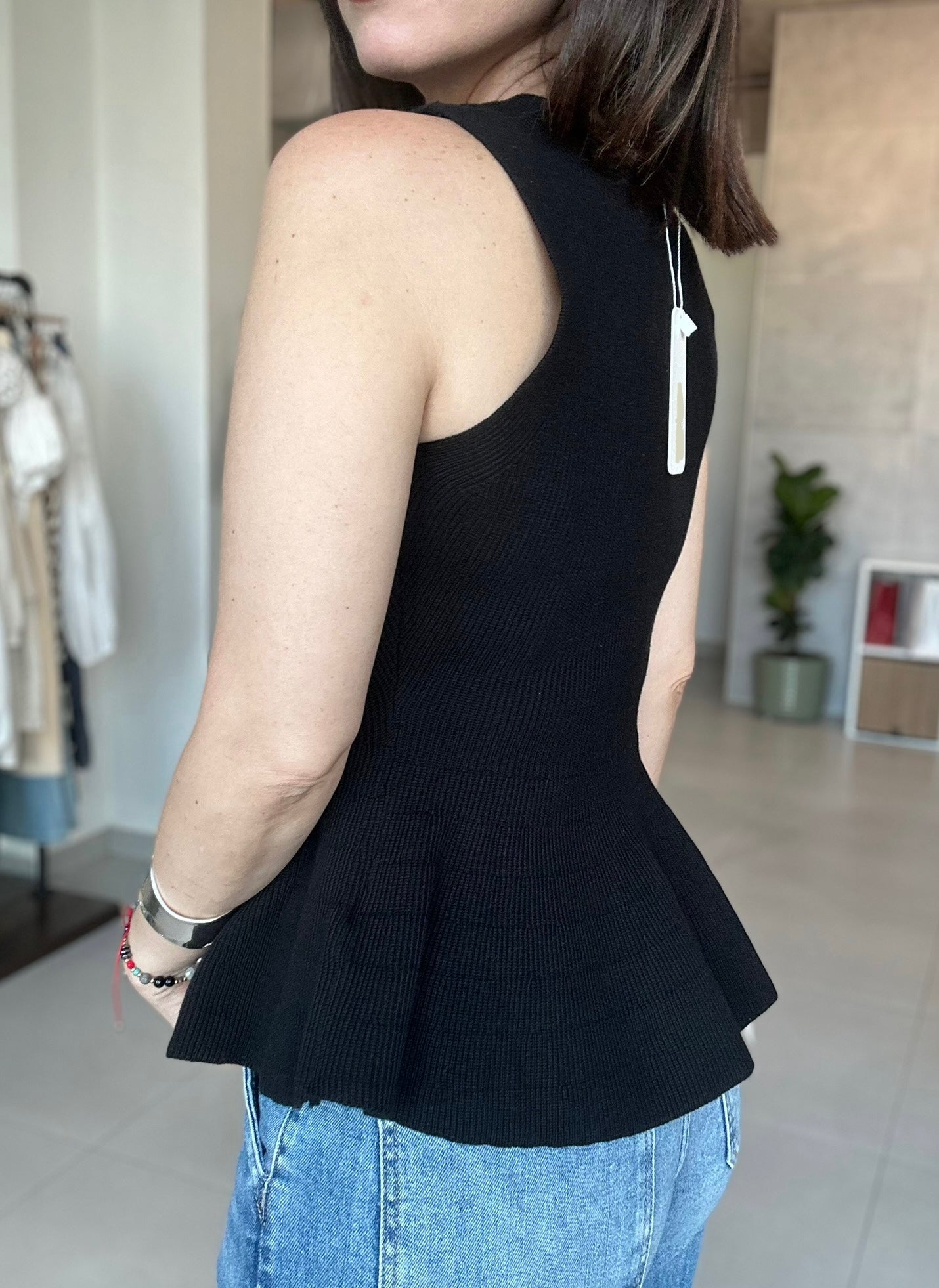 Peplum Sweater Top
