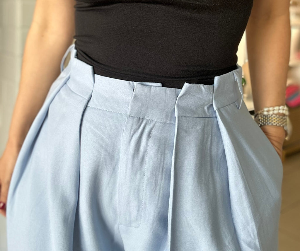 Periwinkle Wide Leg Pant