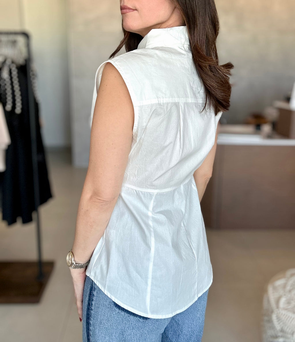 Poplin Collar Blouse