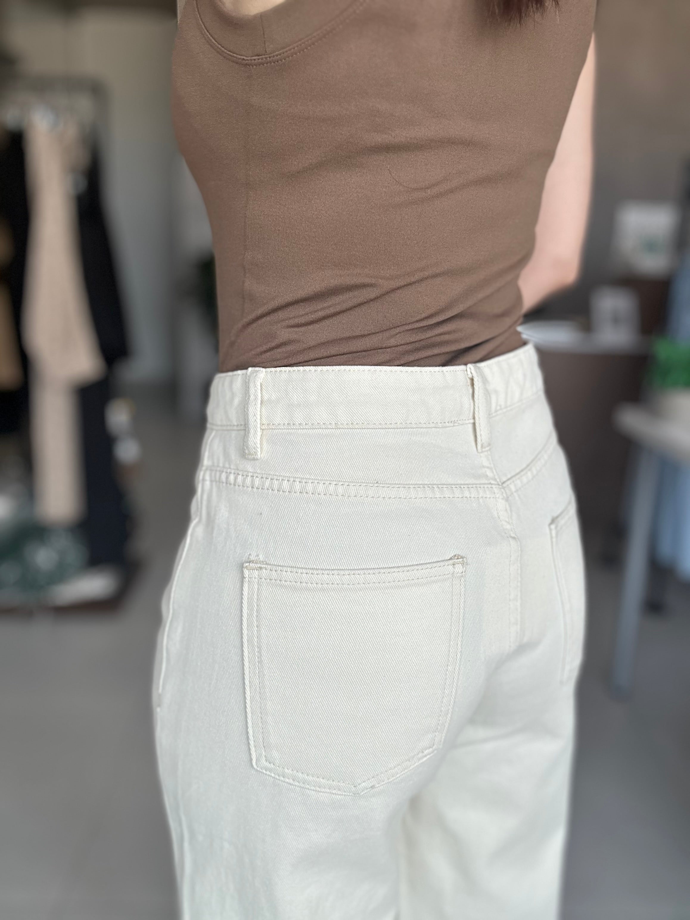 Stylish Embroidered Denim
