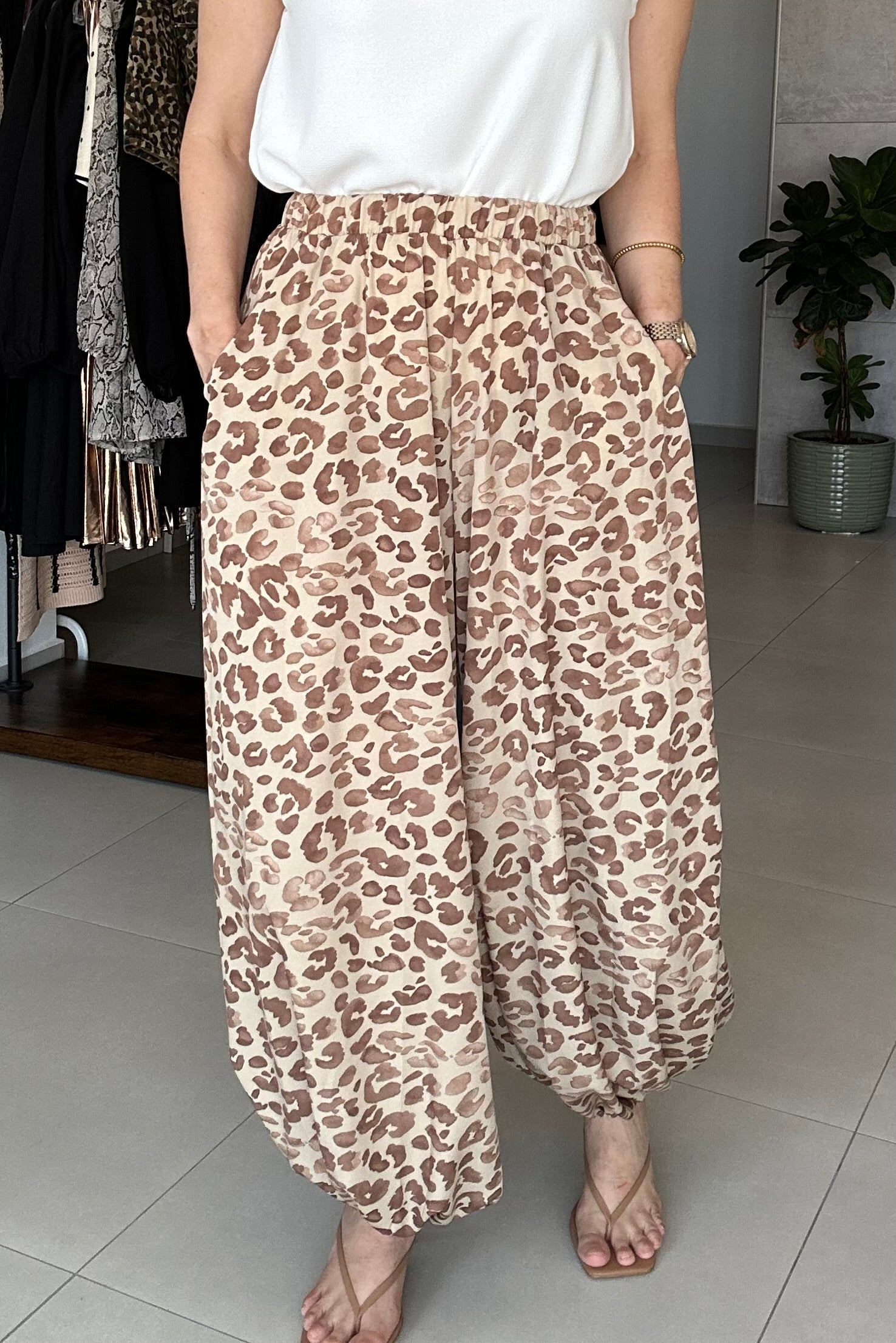 Balloon Cheetah Pant