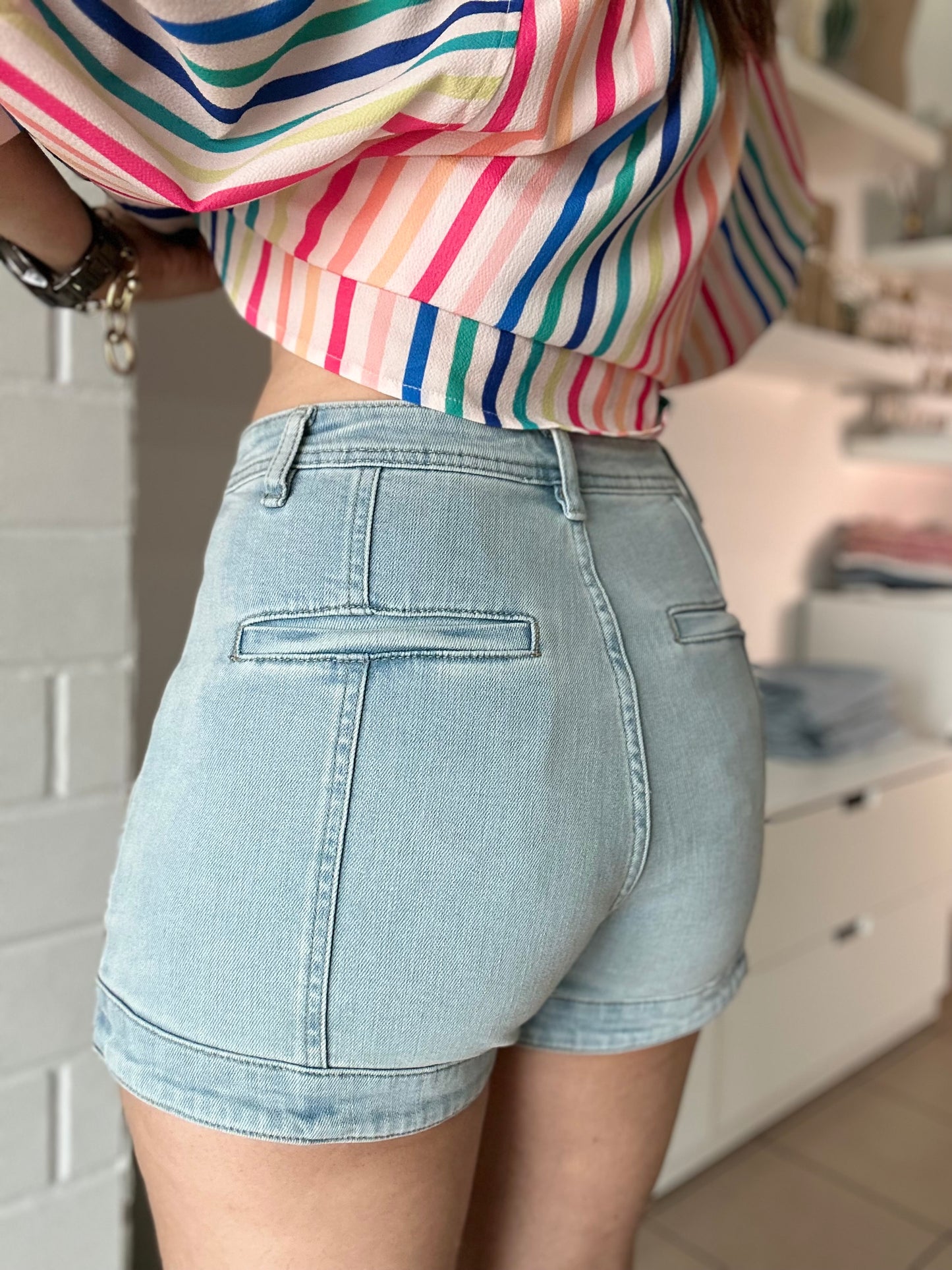 Light Denim Short