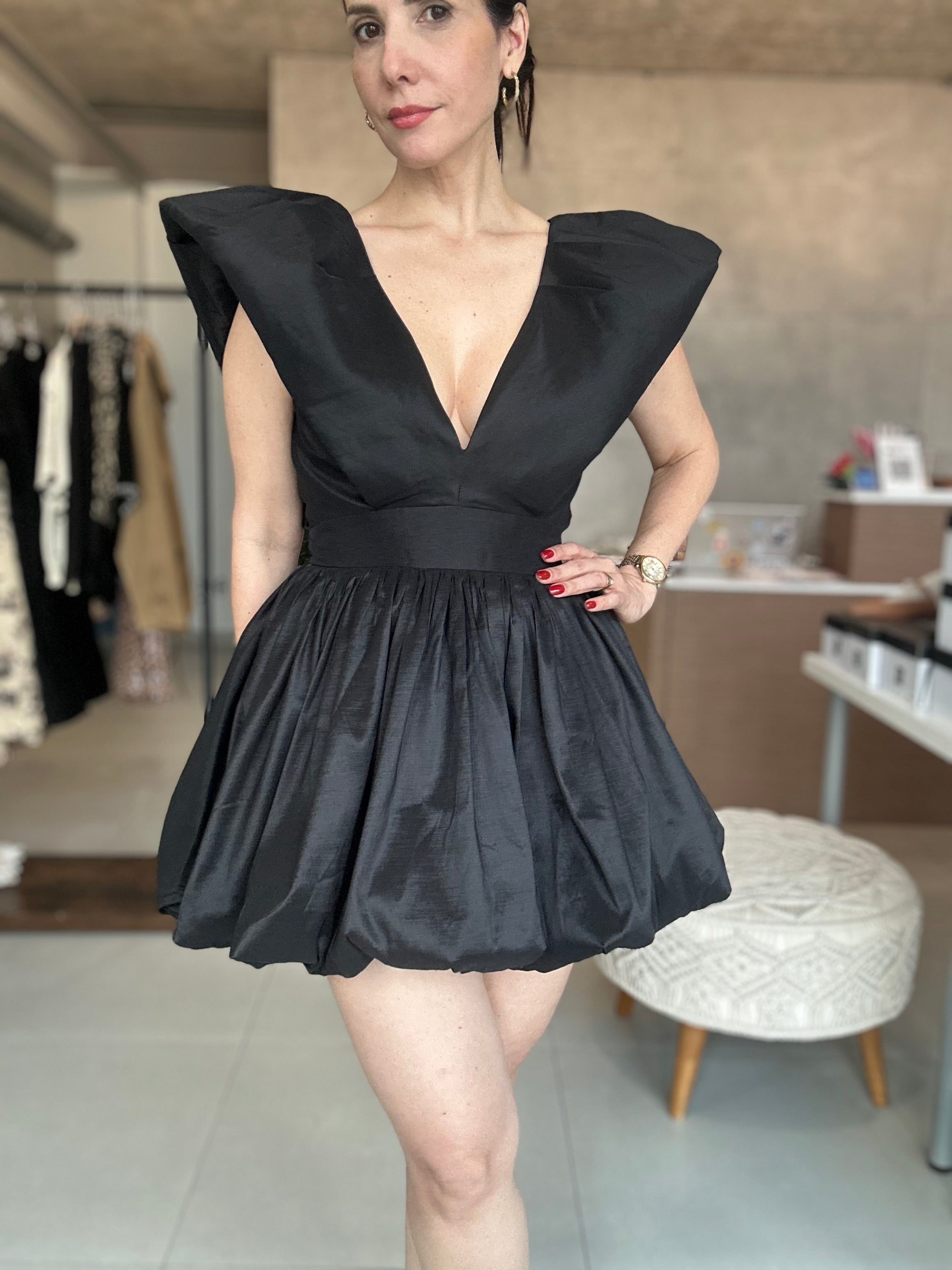 Elegant V-Neck Dress