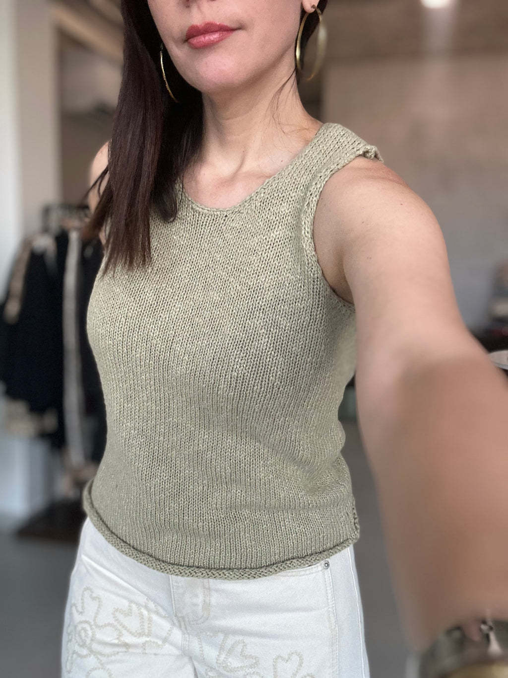 Knitted Herb Top