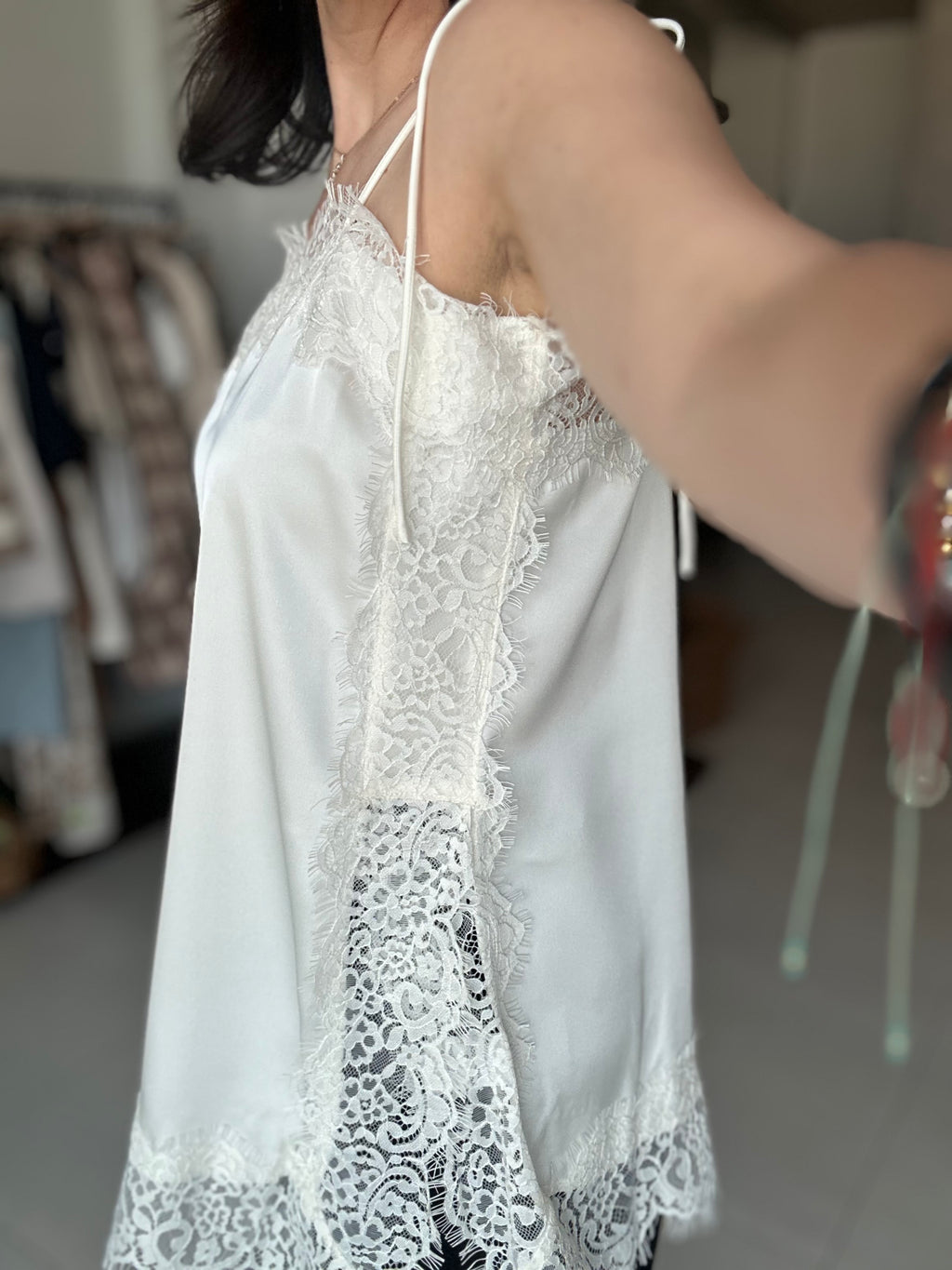 Ivory Lace Cami