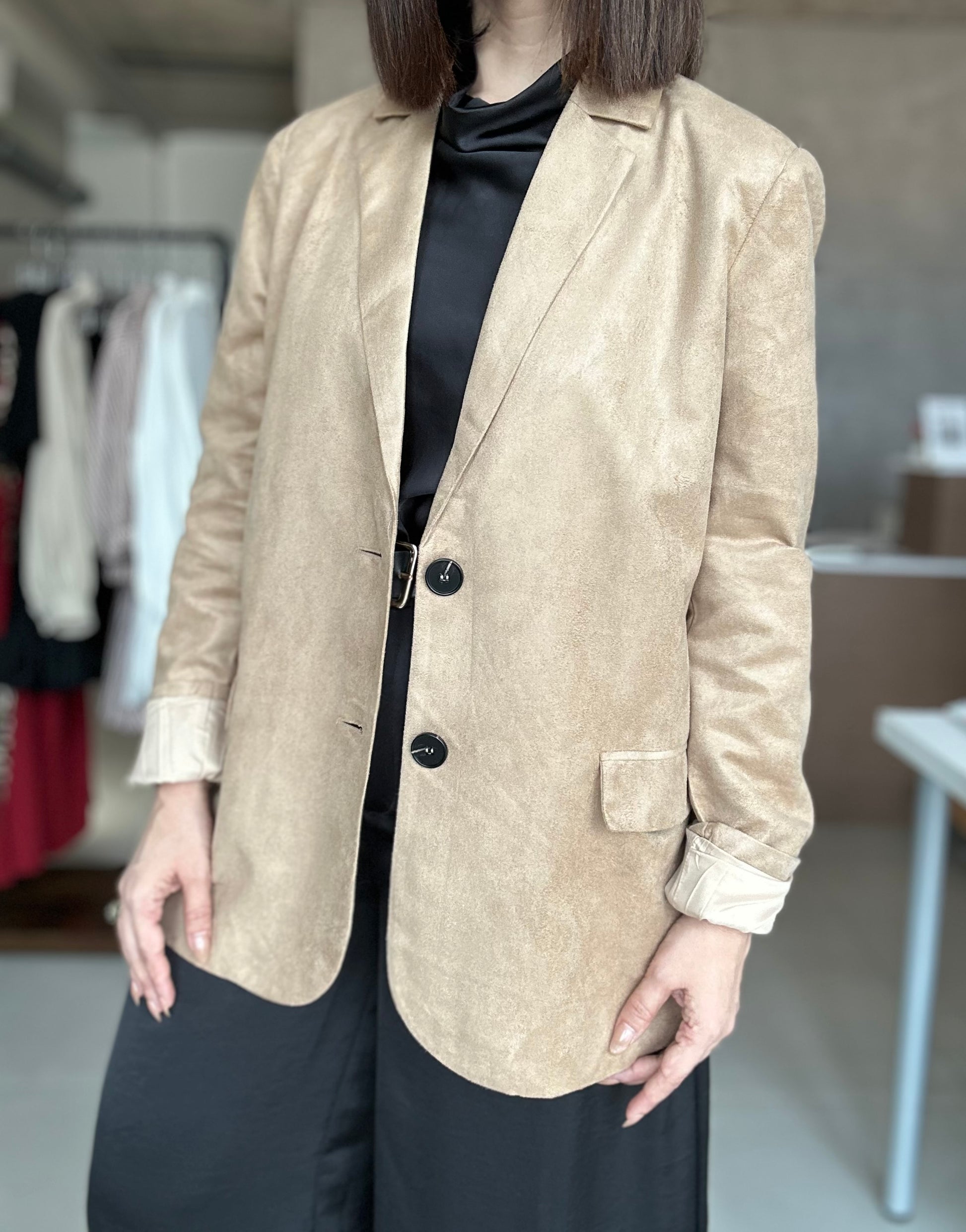 Suede Blazer