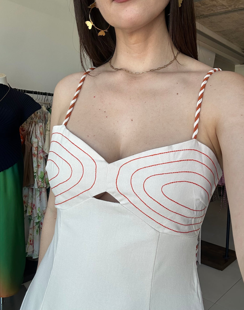 Twisted Strap Maxi Dress