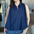Bubble Top (Navy)