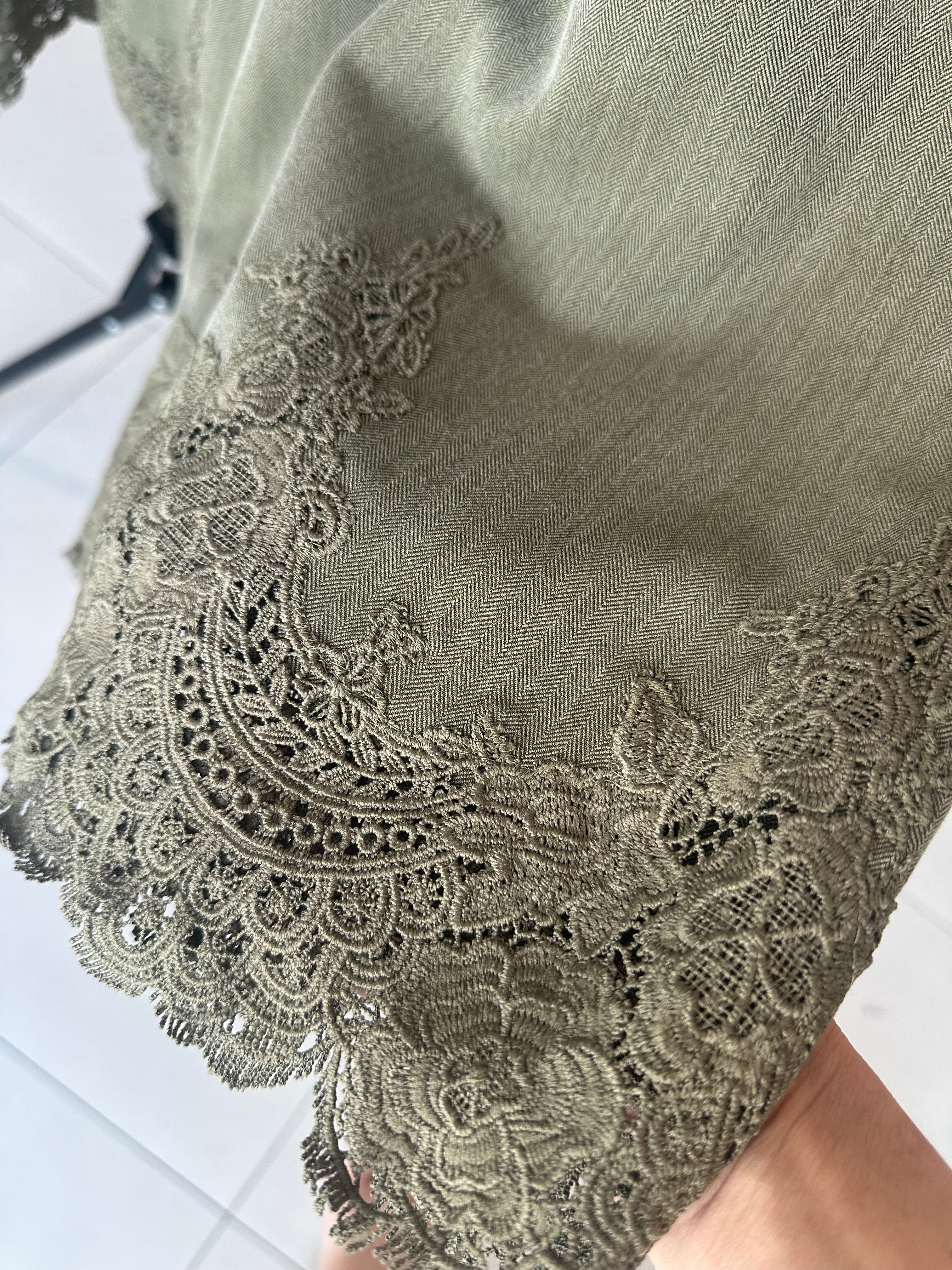 Lace Bermuda (Olive)