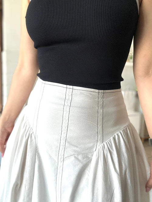 Asymmetrical Midi Skirt