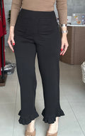 Ruffle Hem  Pant