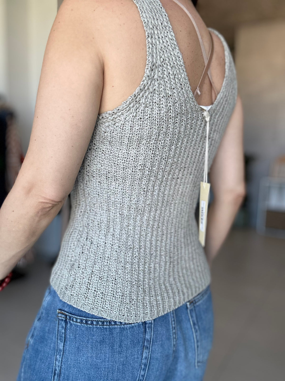 Yarn Flower Top