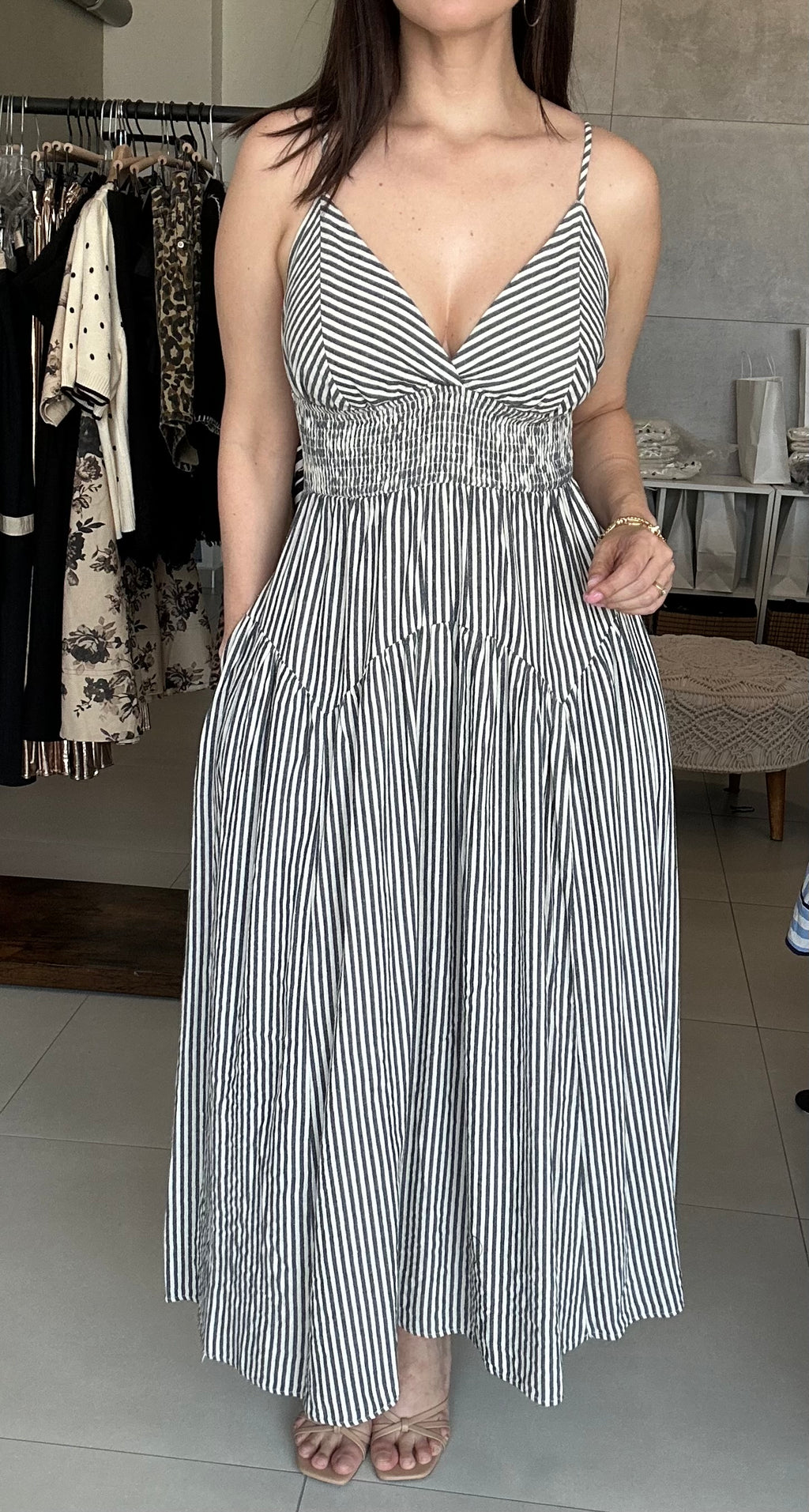 Striped Maxi Dress
