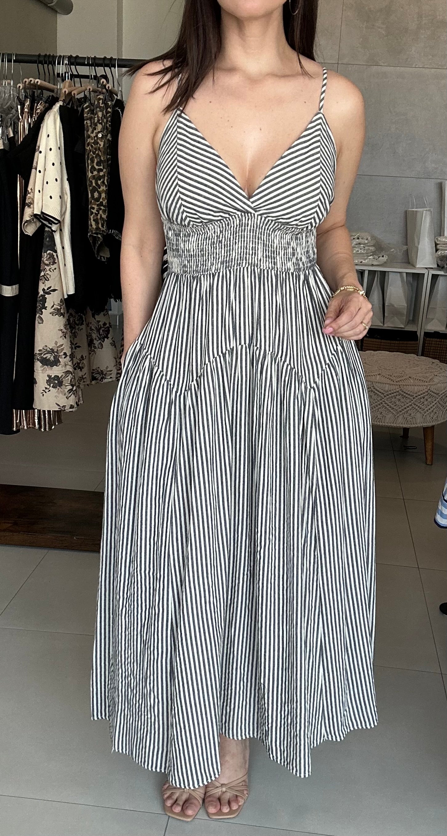 Striped Maxi Dress