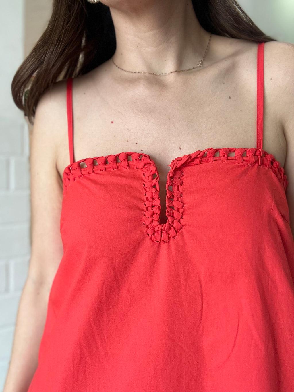 Orange/Red Boxy Dress(Venta Final)