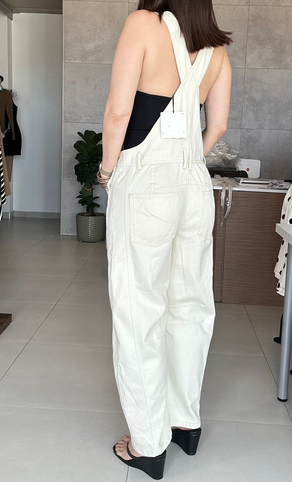 Embroidered Overall