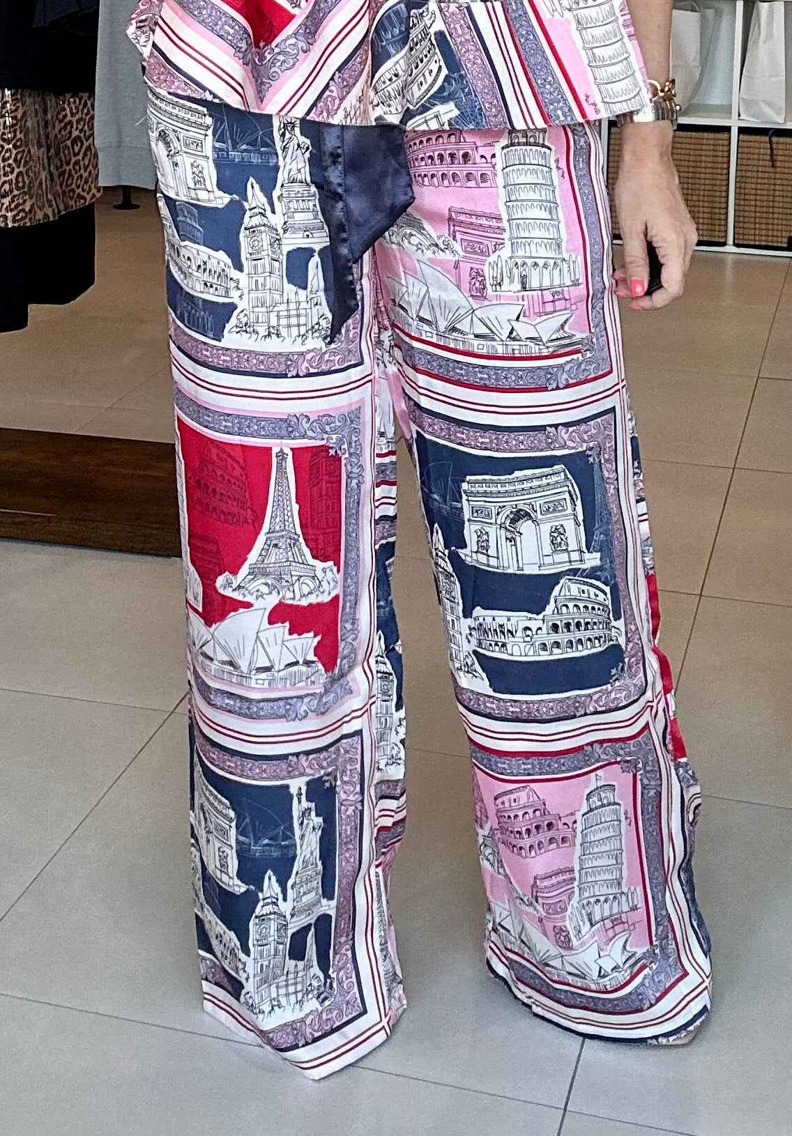 Destination Print Pants