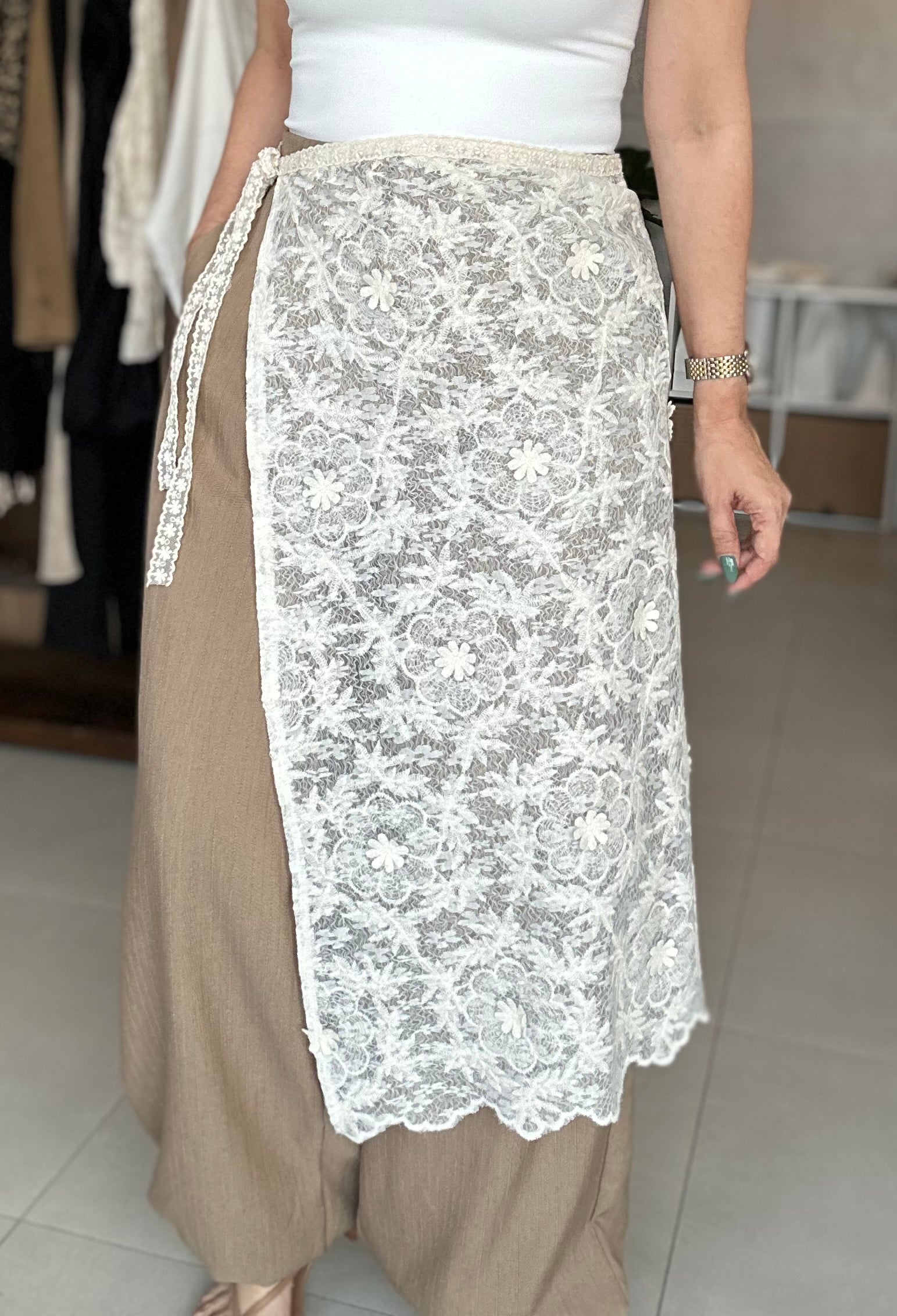 Lace Wrap Skirt