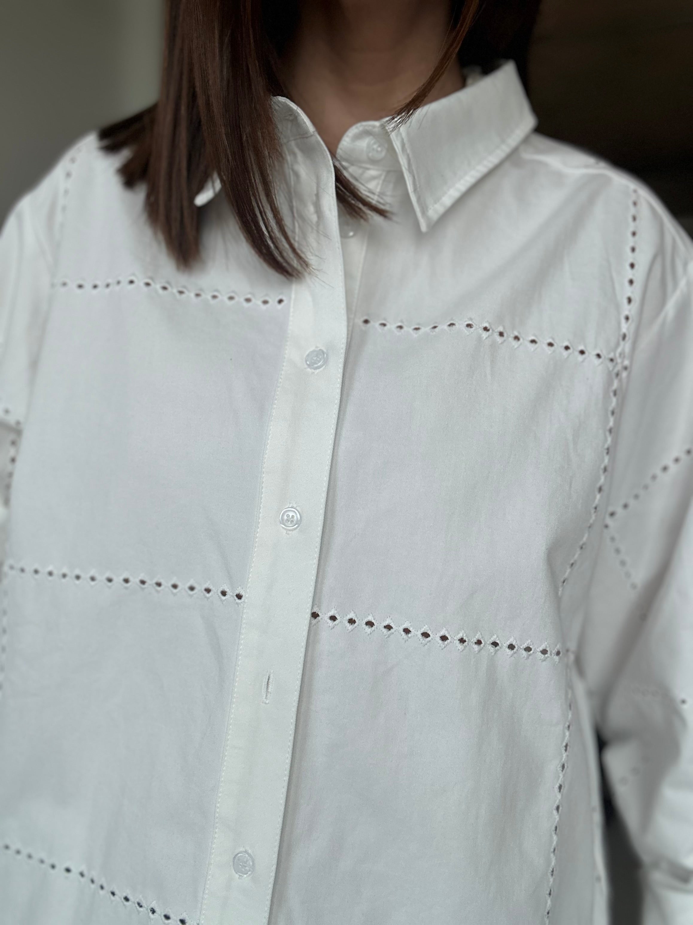 Boxy Embroidered Shirt