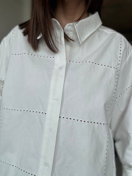 Boxy Embroidered Shirt