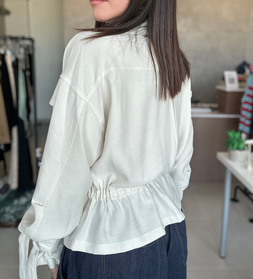 Utility Peplum Top
