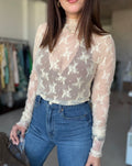 Lace Long Sleeve Top