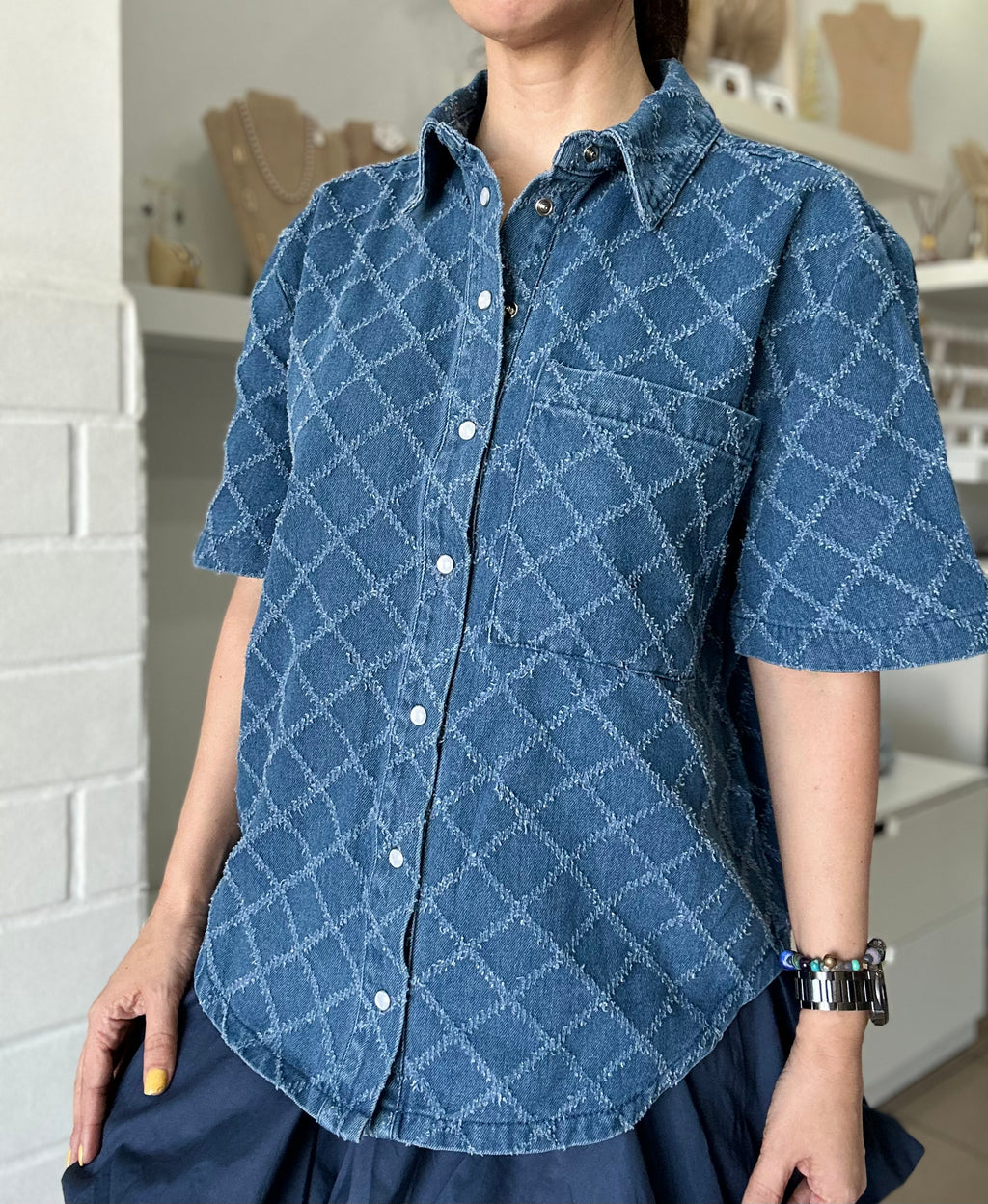 Not an Other Dennim Top