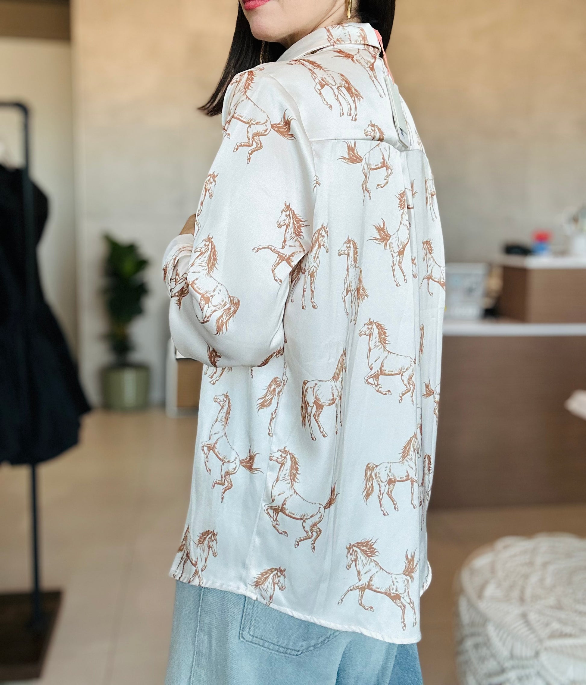 Elegant Horse Blouse