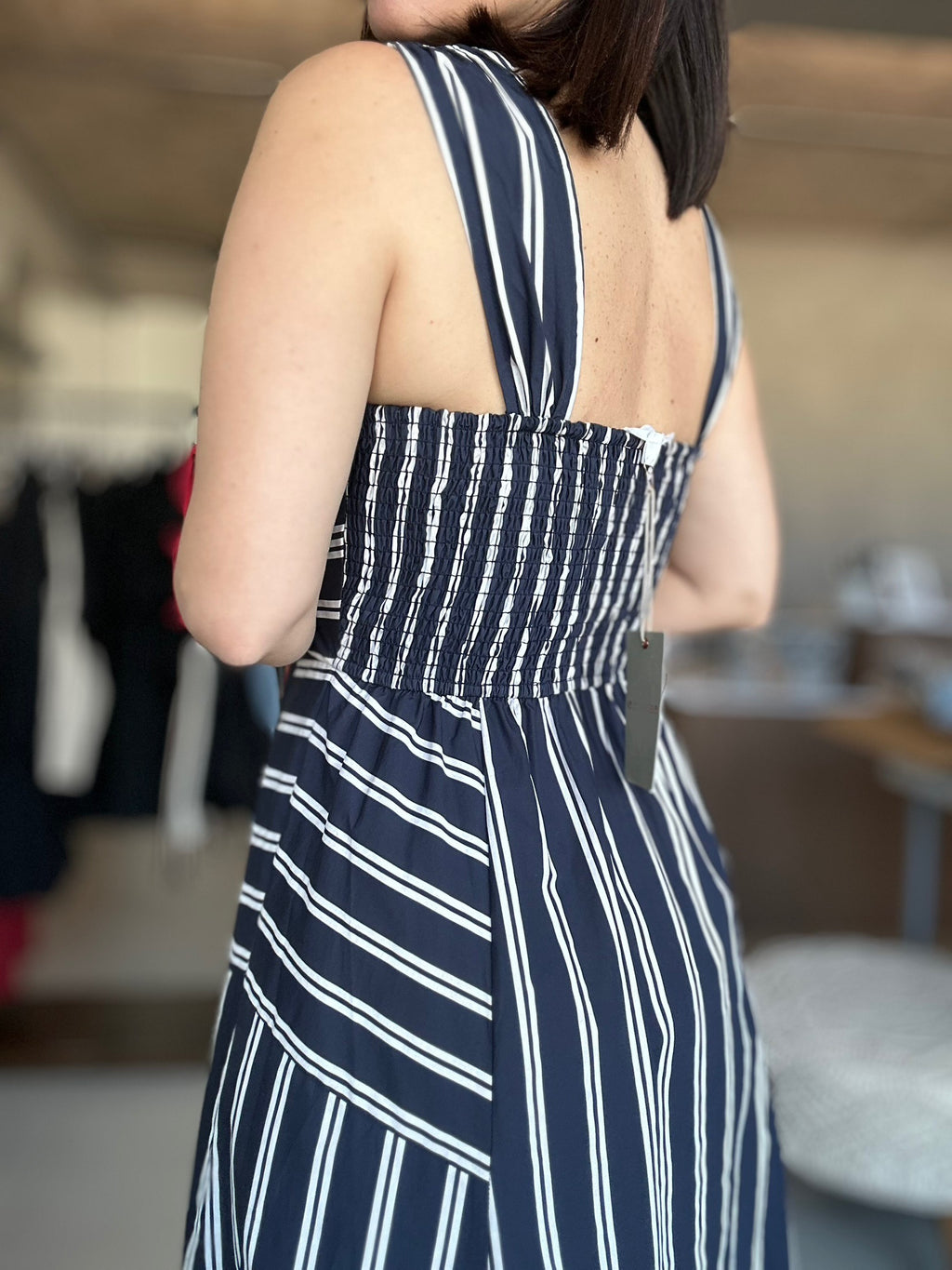 A-Line Stripe Dress