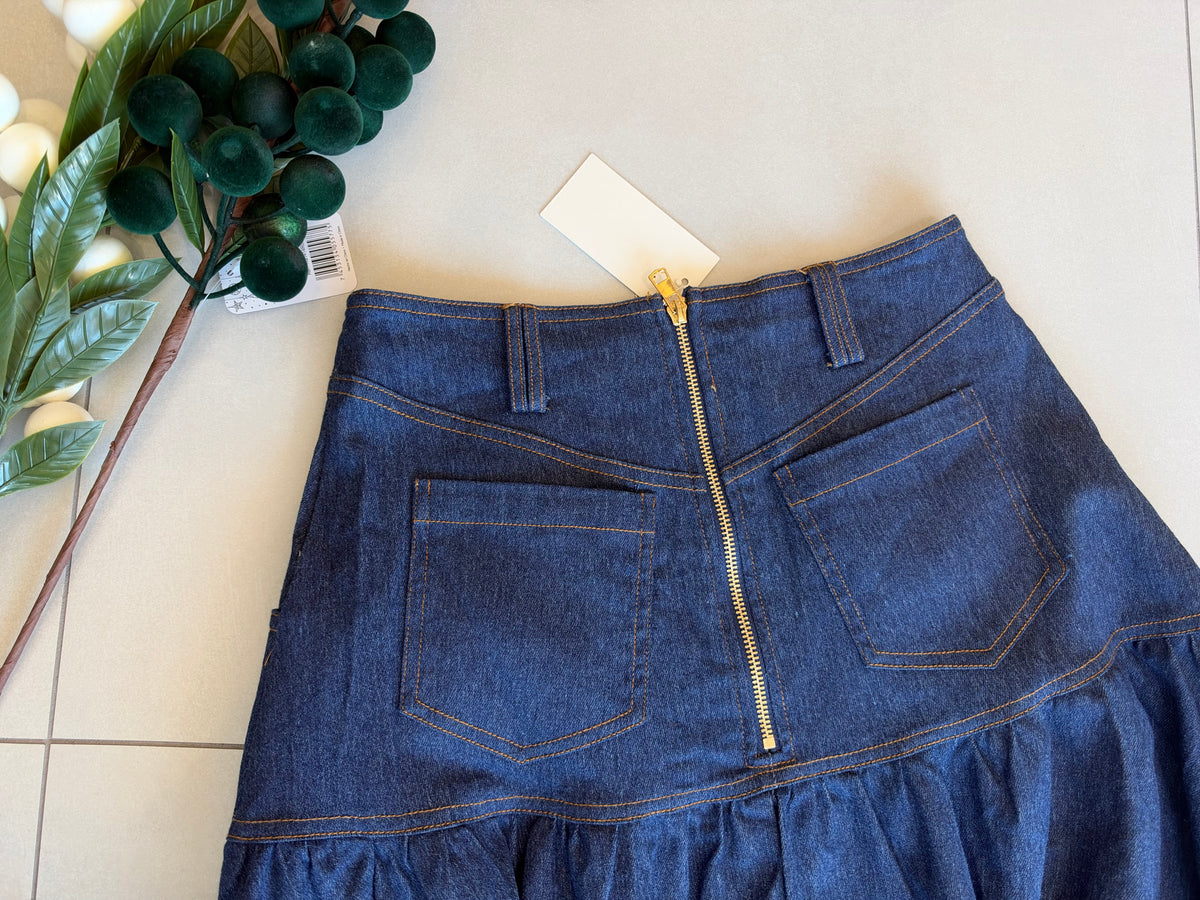 Elevated Denim Skirt