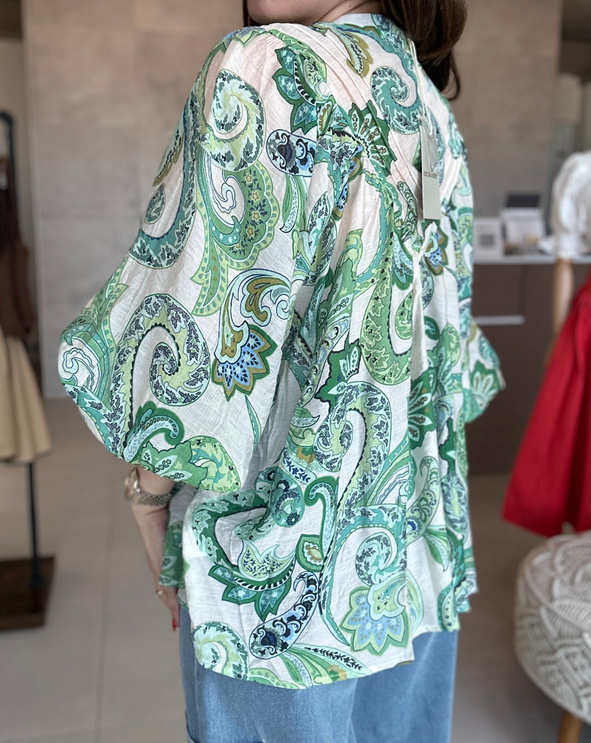 Print Light Blouse